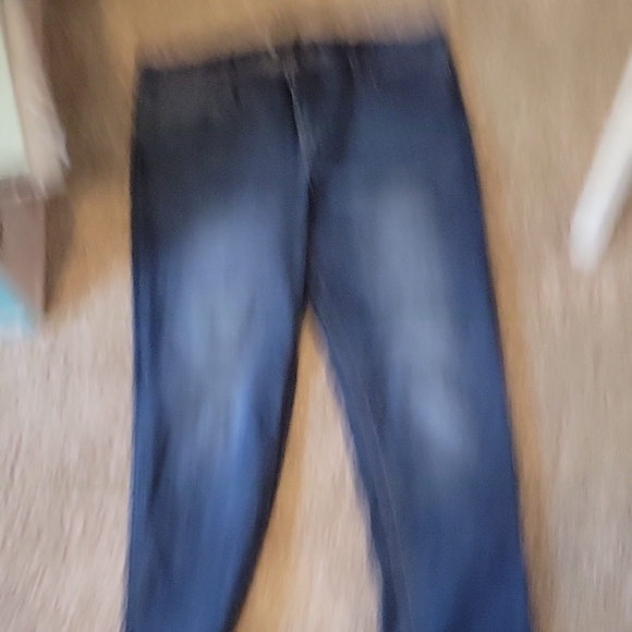 Blue Straight Leg Jeans - Picture 4 of 4